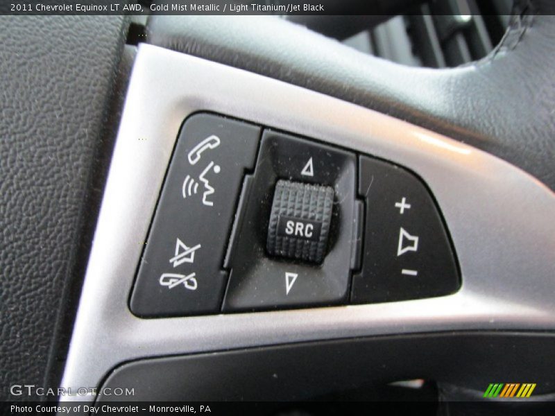 Gold Mist Metallic / Light Titanium/Jet Black 2011 Chevrolet Equinox LT AWD