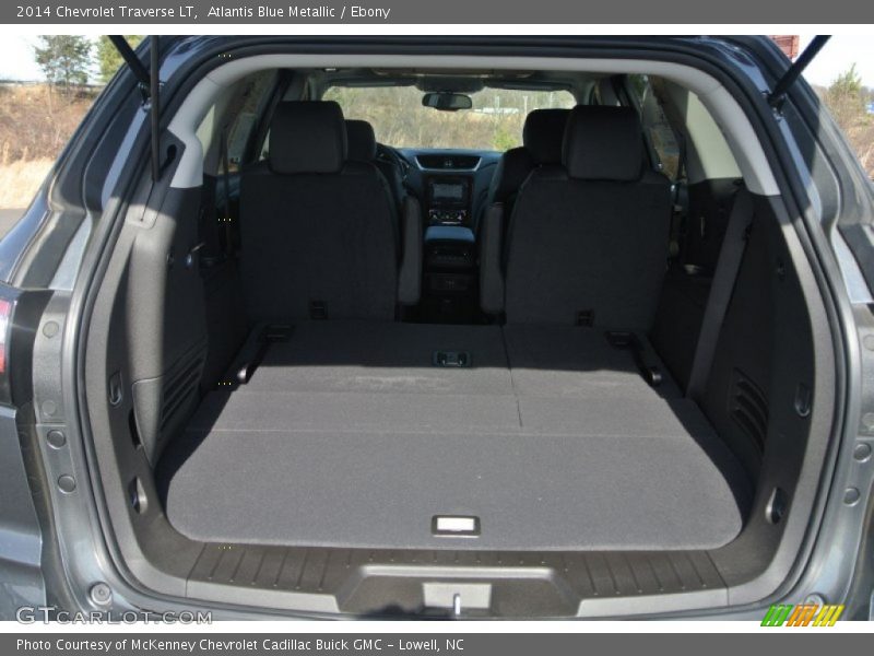 Atlantis Blue Metallic / Ebony 2014 Chevrolet Traverse LT