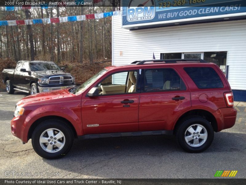 Redfire Metallic / Camel 2008 Ford Escape XLT