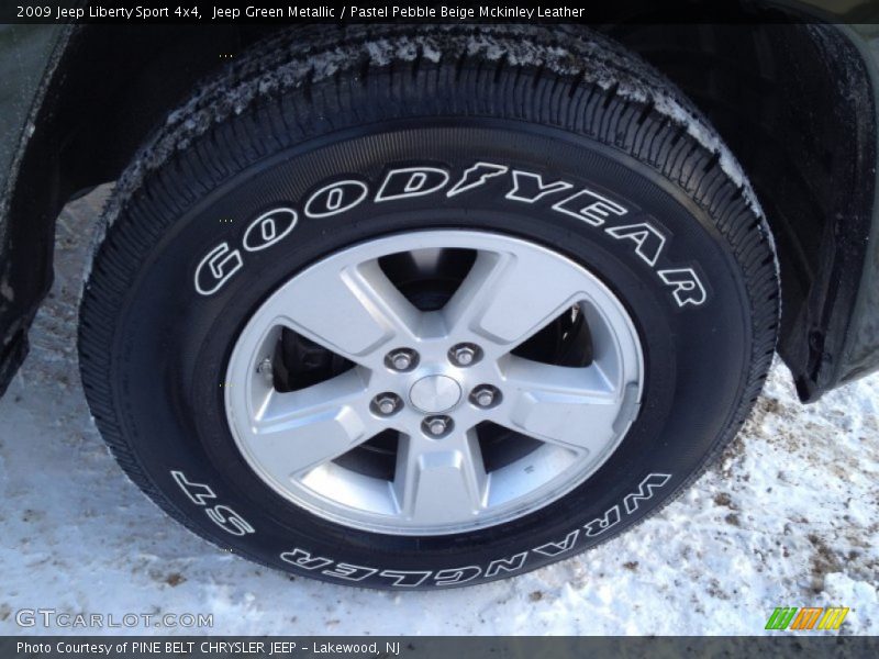 Jeep Green Metallic / Pastel Pebble Beige Mckinley Leather 2009 Jeep Liberty Sport 4x4