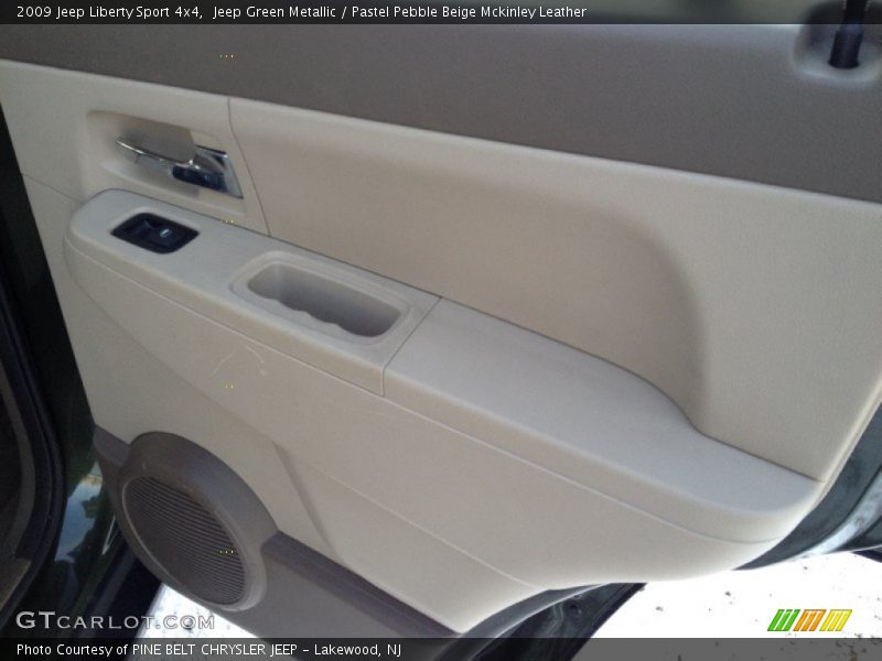 Jeep Green Metallic / Pastel Pebble Beige Mckinley Leather 2009 Jeep Liberty Sport 4x4