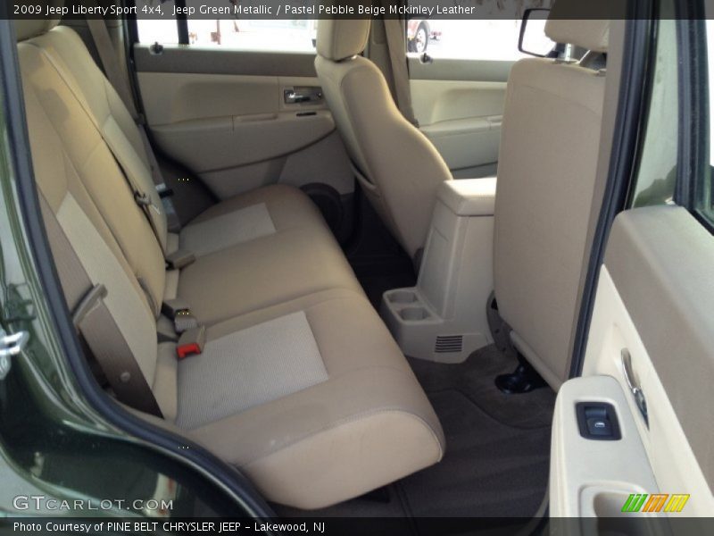 Jeep Green Metallic / Pastel Pebble Beige Mckinley Leather 2009 Jeep Liberty Sport 4x4