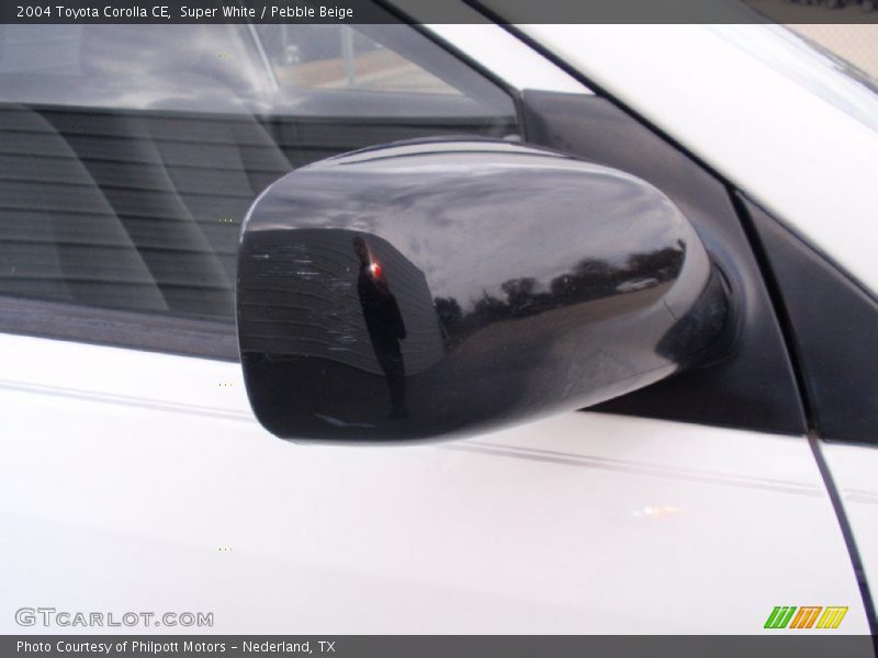 Super White / Pebble Beige 2004 Toyota Corolla CE