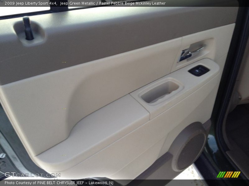 Jeep Green Metallic / Pastel Pebble Beige Mckinley Leather 2009 Jeep Liberty Sport 4x4