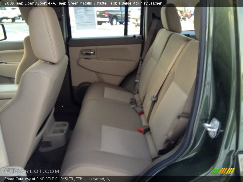 Jeep Green Metallic / Pastel Pebble Beige Mckinley Leather 2009 Jeep Liberty Sport 4x4