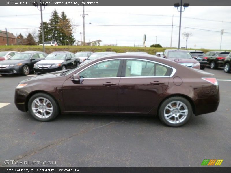 Mayan Bronze Metallic / Parchment 2010 Acura TL 3.5