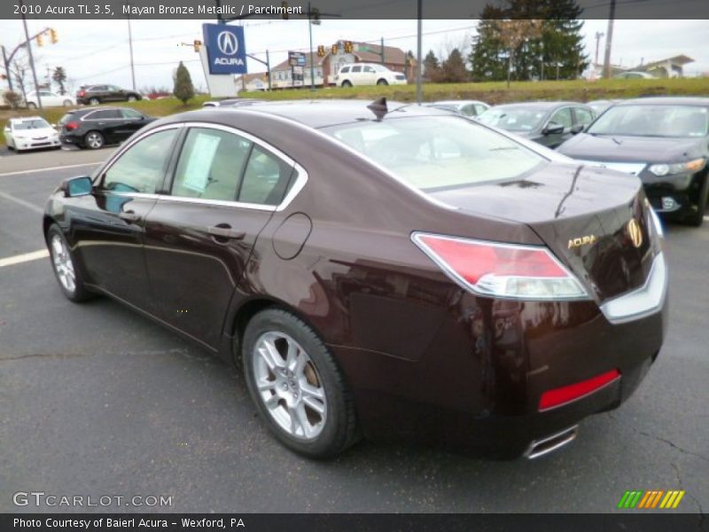 Mayan Bronze Metallic / Parchment 2010 Acura TL 3.5