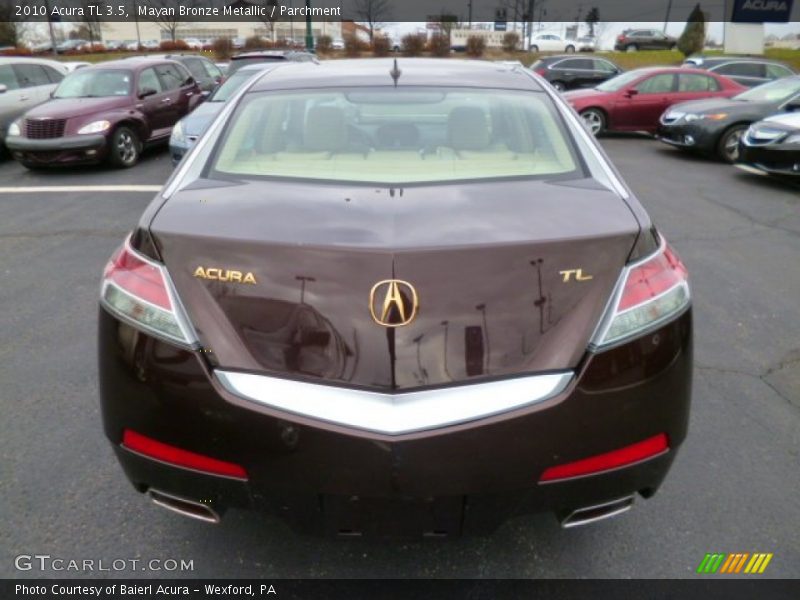 Mayan Bronze Metallic / Parchment 2010 Acura TL 3.5