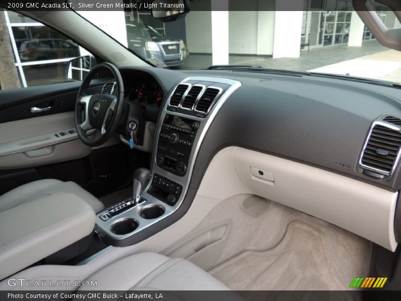 Silver Green Metallic / Light Titanium 2009 GMC Acadia SLT
