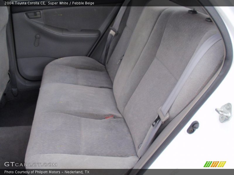 Super White / Pebble Beige 2004 Toyota Corolla CE