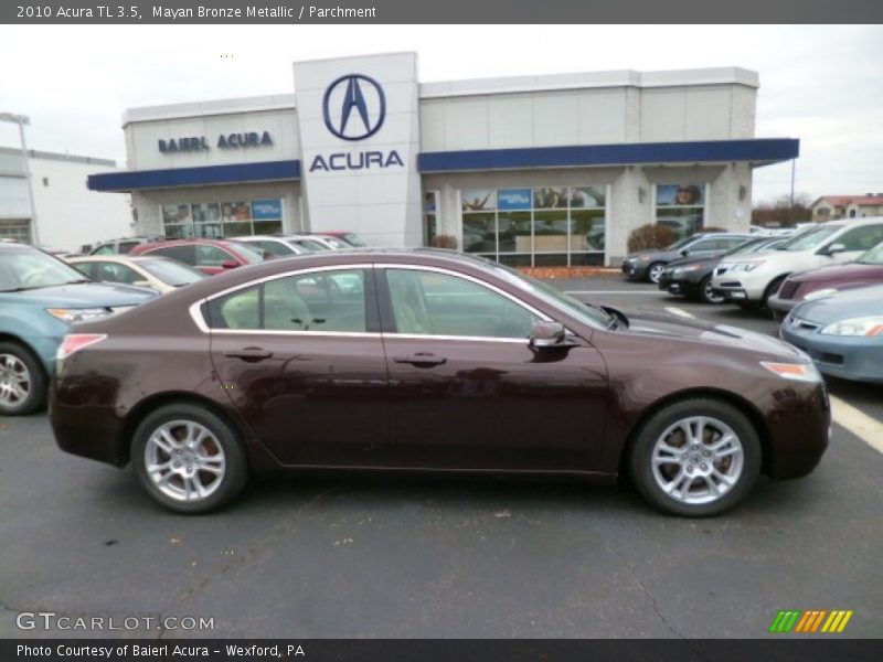 Mayan Bronze Metallic / Parchment 2010 Acura TL 3.5