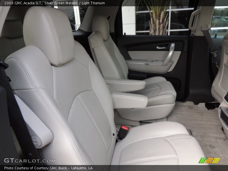 Silver Green Metallic / Light Titanium 2009 GMC Acadia SLT