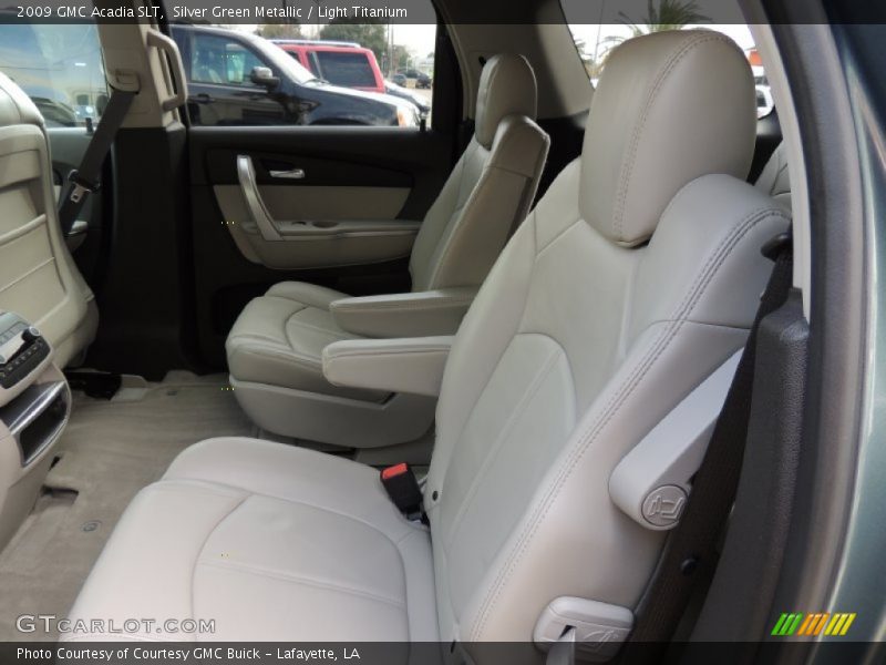 Silver Green Metallic / Light Titanium 2009 GMC Acadia SLT