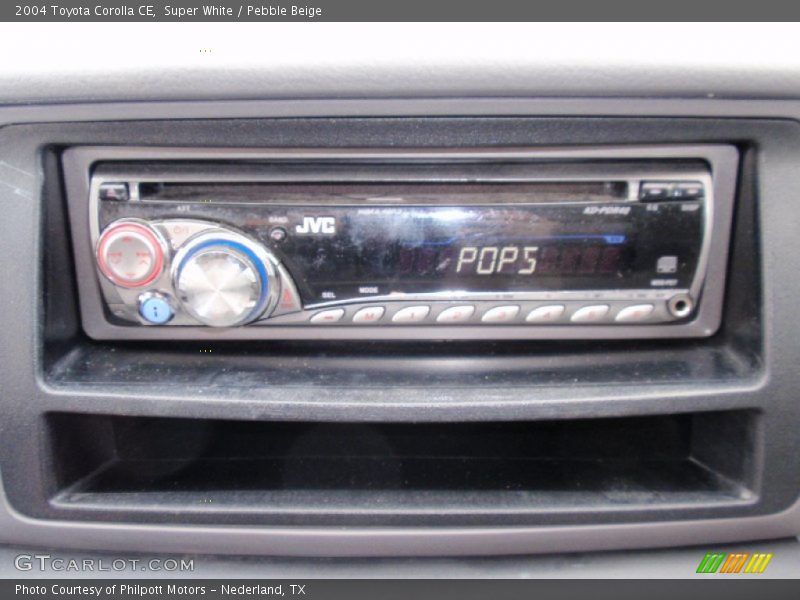 Super White / Pebble Beige 2004 Toyota Corolla CE