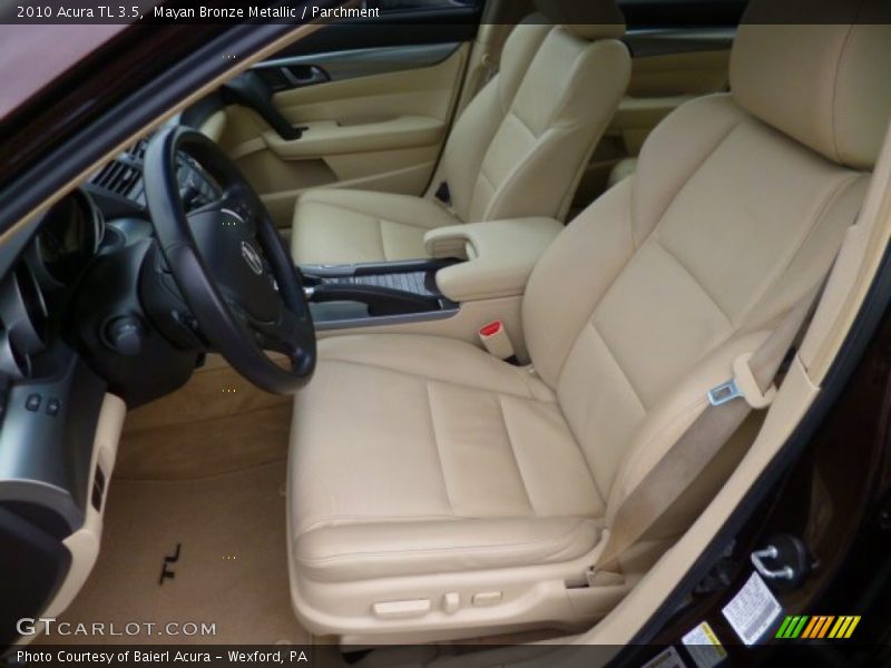 Mayan Bronze Metallic / Parchment 2010 Acura TL 3.5