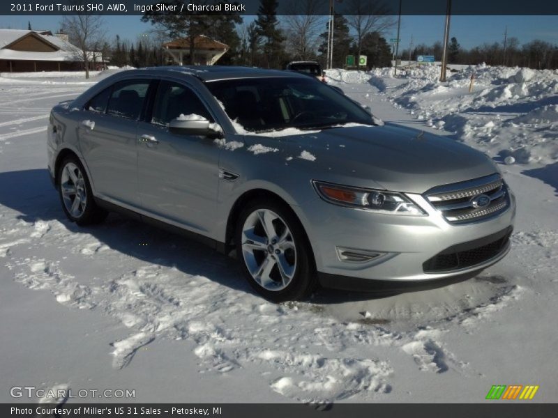Ingot Silver / Charcoal Black 2011 Ford Taurus SHO AWD