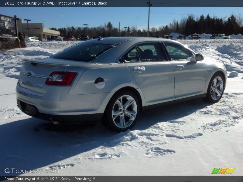 Ingot Silver / Charcoal Black 2011 Ford Taurus SHO AWD
