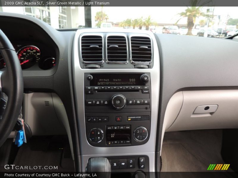Silver Green Metallic / Light Titanium 2009 GMC Acadia SLT