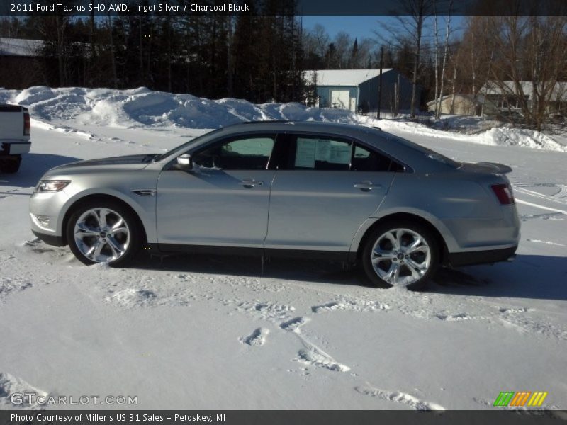 Ingot Silver / Charcoal Black 2011 Ford Taurus SHO AWD