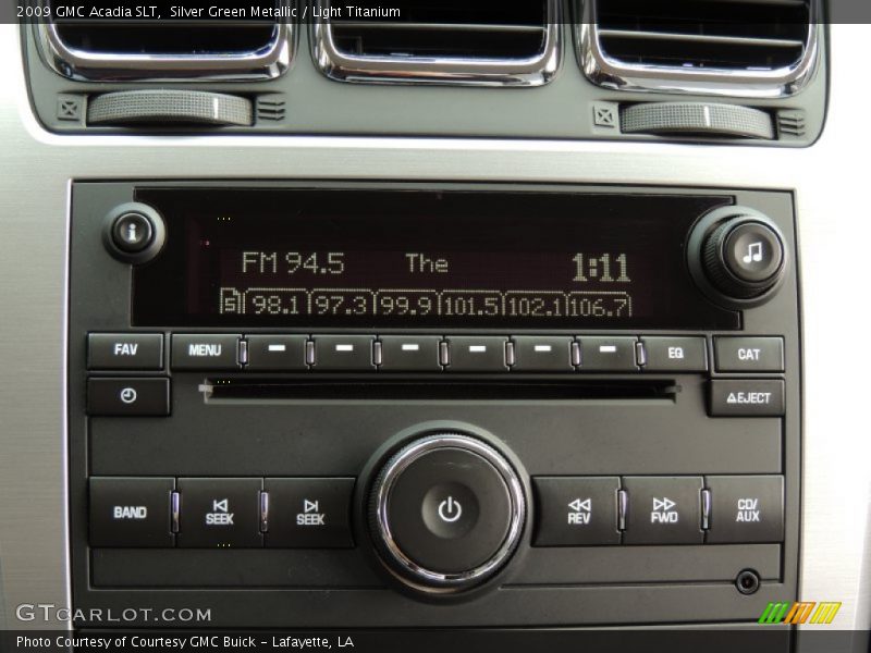 Silver Green Metallic / Light Titanium 2009 GMC Acadia SLT