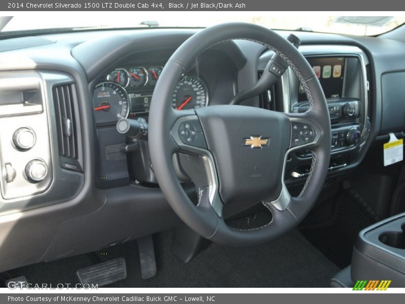 Black / Jet Black/Dark Ash 2014 Chevrolet Silverado 1500 LTZ Double Cab 4x4