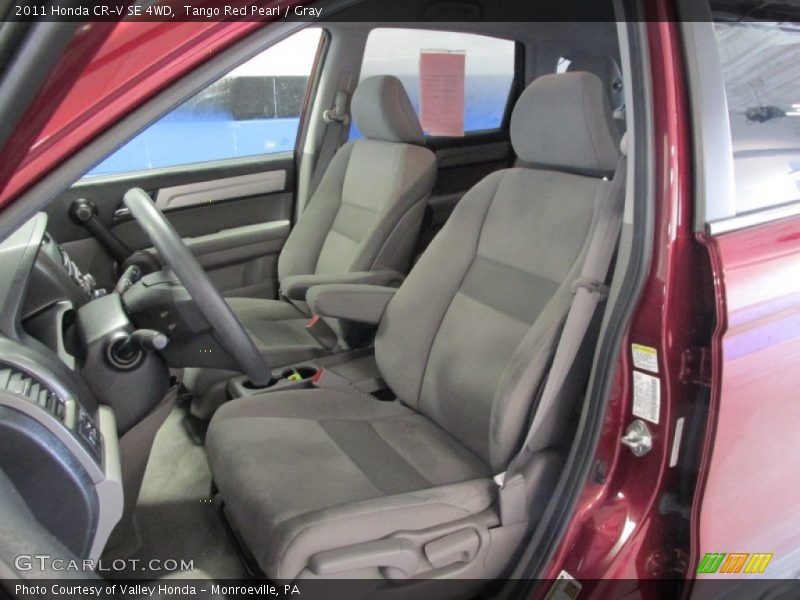 Tango Red Pearl / Gray 2011 Honda CR-V SE 4WD