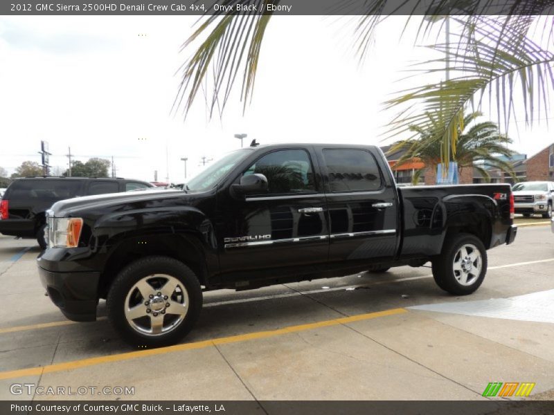 Onyx Black / Ebony 2012 GMC Sierra 2500HD Denali Crew Cab 4x4