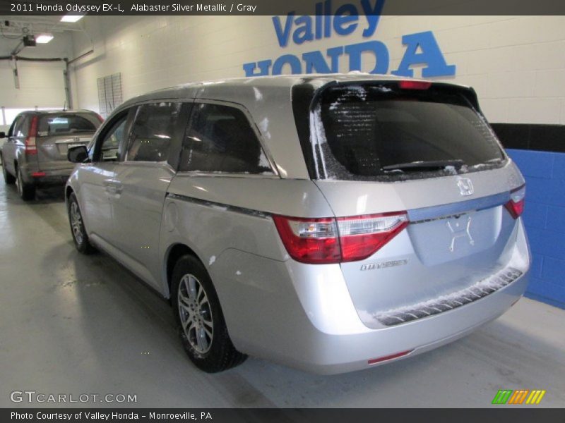 Alabaster Silver Metallic / Gray 2011 Honda Odyssey EX-L