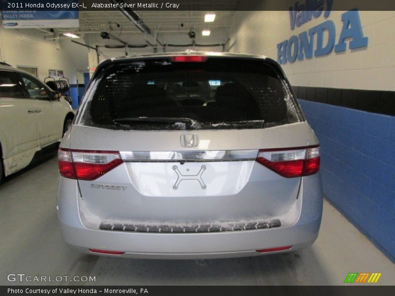 Alabaster Silver Metallic / Gray 2011 Honda Odyssey EX-L