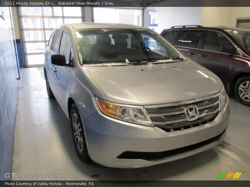 Alabaster Silver Metallic / Gray 2011 Honda Odyssey EX-L