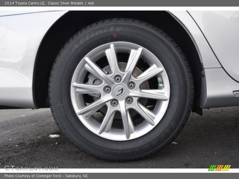 Classic Silver Metallic / Ash 2014 Toyota Camry LE