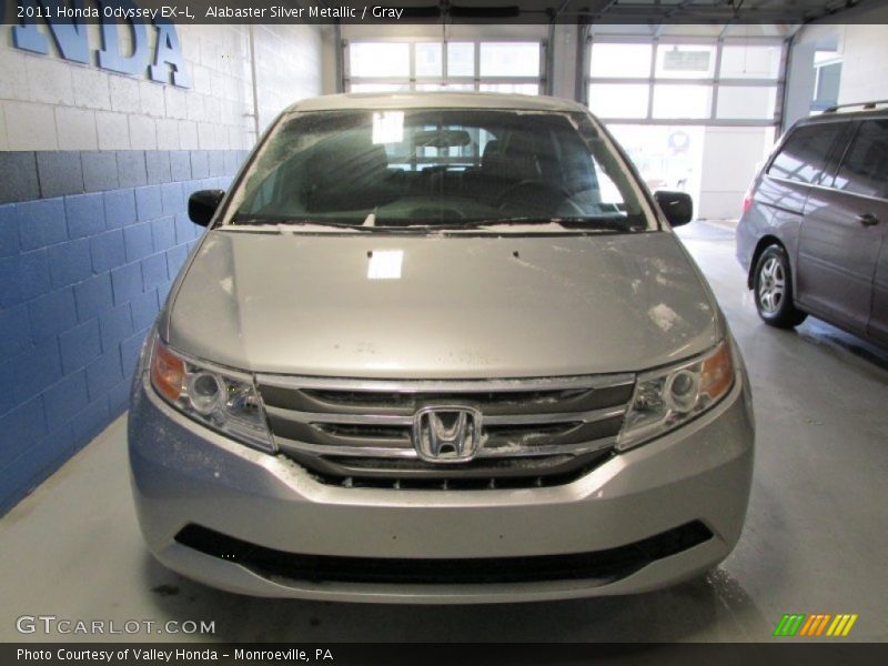Alabaster Silver Metallic / Gray 2011 Honda Odyssey EX-L