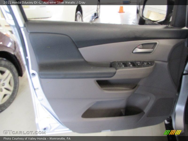 Alabaster Silver Metallic / Gray 2011 Honda Odyssey EX-L