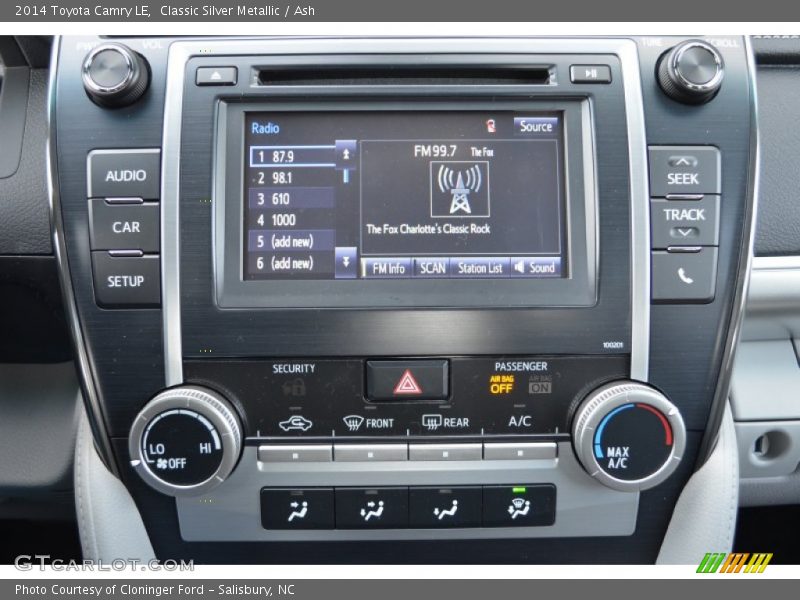 Classic Silver Metallic / Ash 2014 Toyota Camry LE