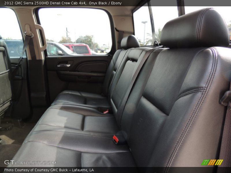 Onyx Black / Ebony 2012 GMC Sierra 2500HD Denali Crew Cab 4x4