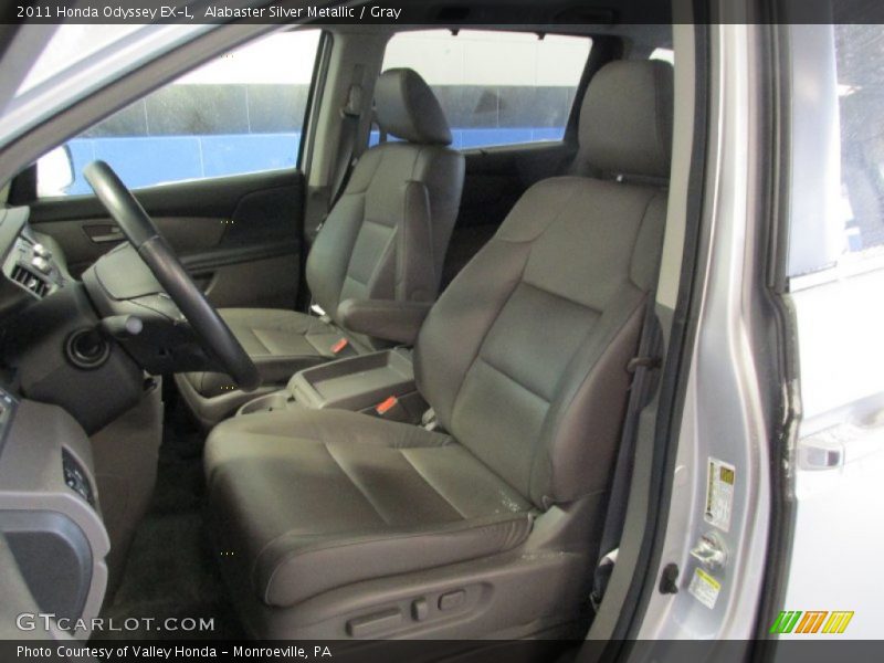 Alabaster Silver Metallic / Gray 2011 Honda Odyssey EX-L