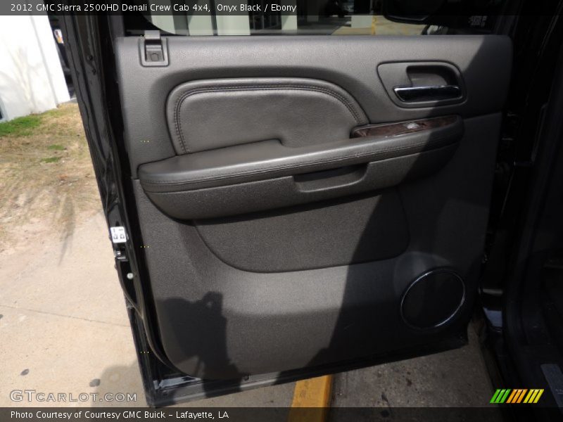 Onyx Black / Ebony 2012 GMC Sierra 2500HD Denali Crew Cab 4x4