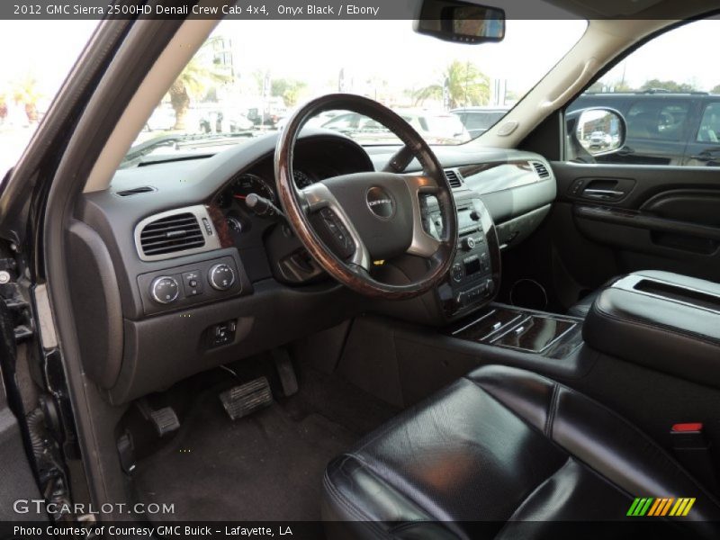 Onyx Black / Ebony 2012 GMC Sierra 2500HD Denali Crew Cab 4x4