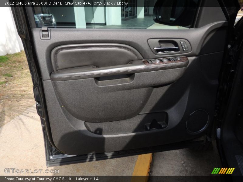 Onyx Black / Ebony 2012 GMC Sierra 2500HD Denali Crew Cab 4x4