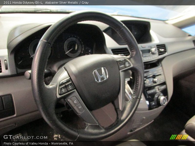 Alabaster Silver Metallic / Gray 2011 Honda Odyssey EX-L
