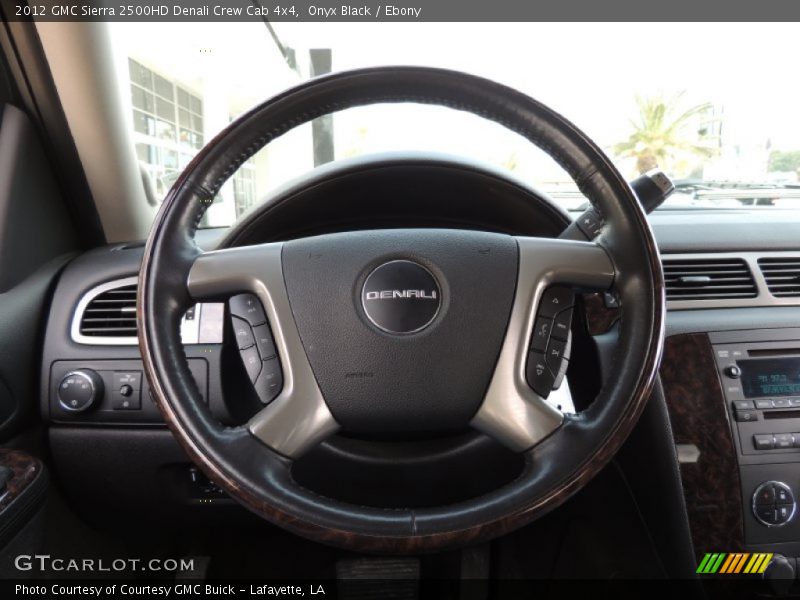 Onyx Black / Ebony 2012 GMC Sierra 2500HD Denali Crew Cab 4x4