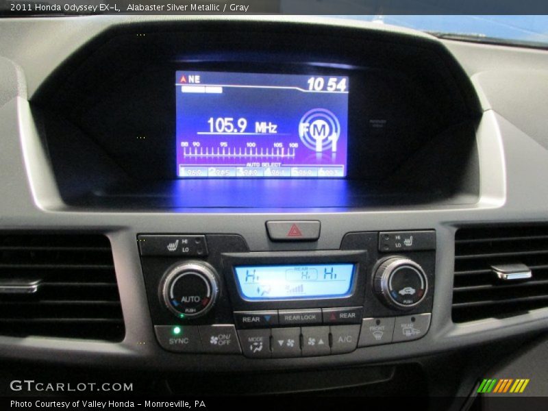Alabaster Silver Metallic / Gray 2011 Honda Odyssey EX-L