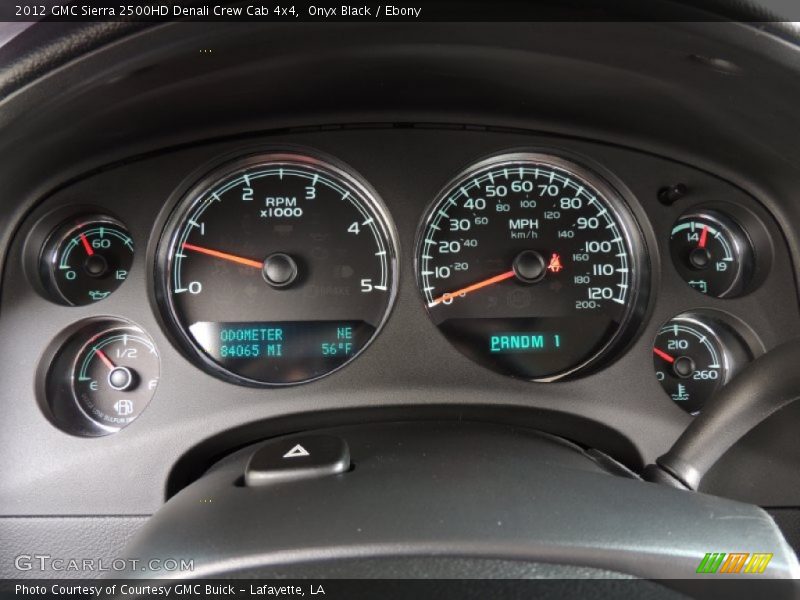 Onyx Black / Ebony 2012 GMC Sierra 2500HD Denali Crew Cab 4x4