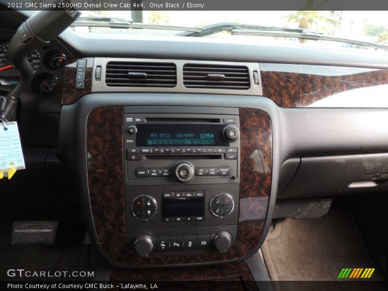 Onyx Black / Ebony 2012 GMC Sierra 2500HD Denali Crew Cab 4x4