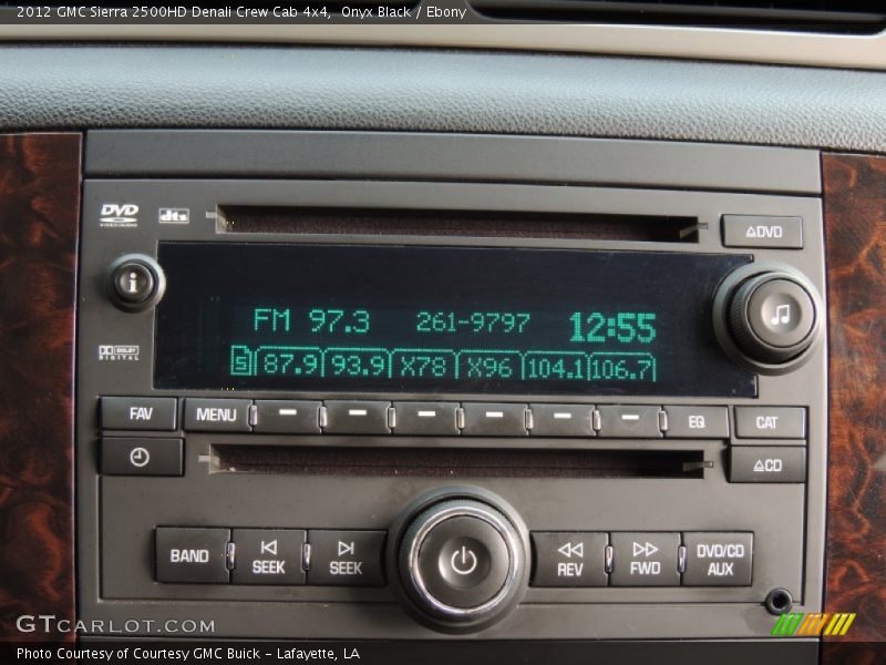 Onyx Black / Ebony 2012 GMC Sierra 2500HD Denali Crew Cab 4x4