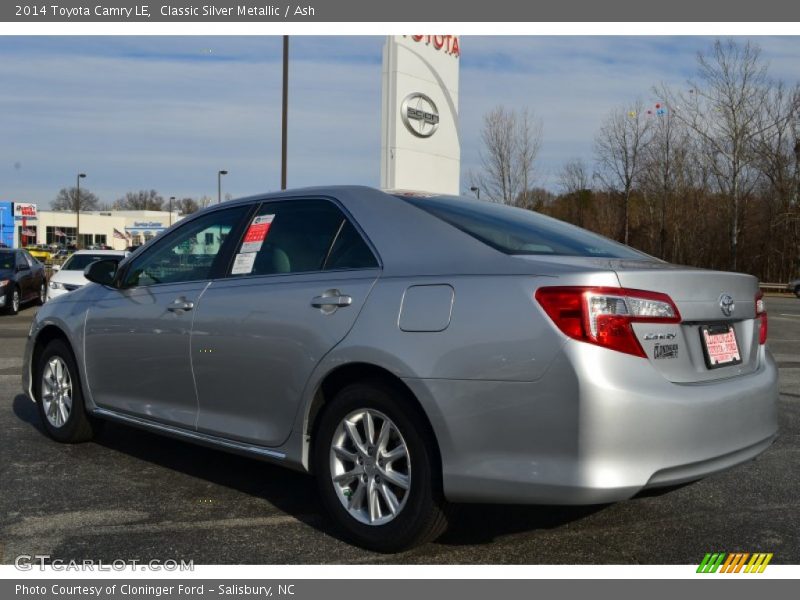 Classic Silver Metallic / Ash 2014 Toyota Camry LE