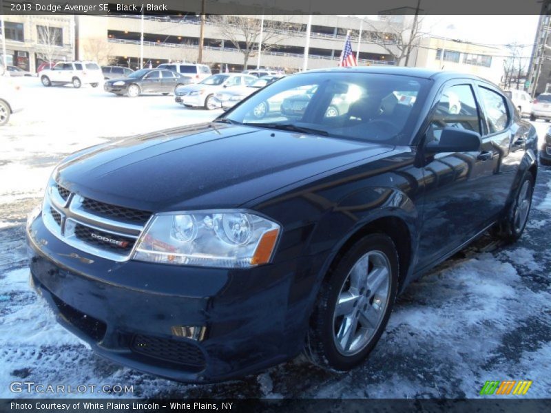 Black / Black 2013 Dodge Avenger SE