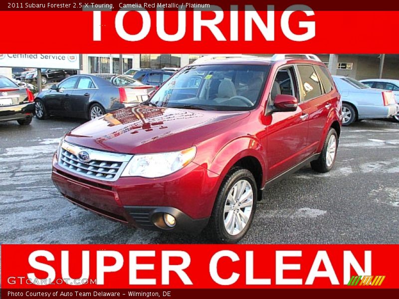 Camelia Red Metallic / Platinum 2011 Subaru Forester 2.5 X Touring