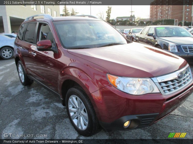 Camelia Red Metallic / Platinum 2011 Subaru Forester 2.5 X Touring