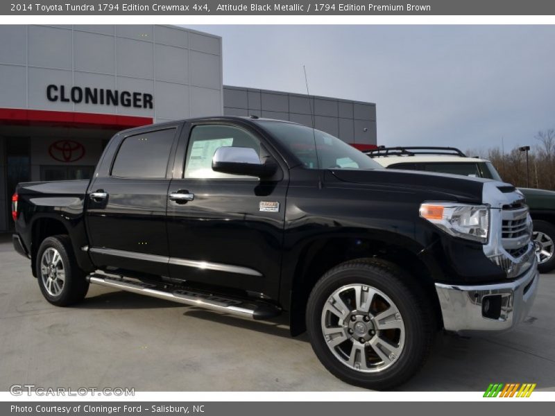 Attitude Black Metallic / 1794 Edition Premium Brown 2014 Toyota Tundra 1794 Edition Crewmax 4x4